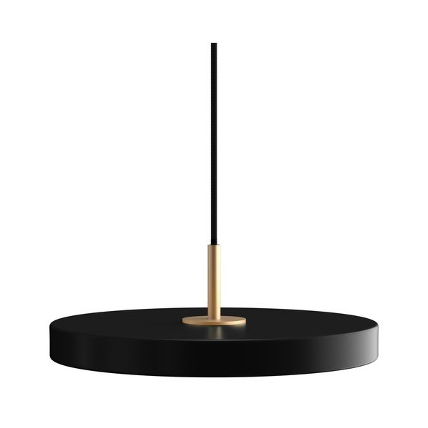 Fekete LED függőlámpa fém búrával ø 31 cm Asteria Mini – UMAGE