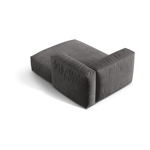 Szürke bársony kanapé modul (jobb oldali) Martina – Micadoni -image-2