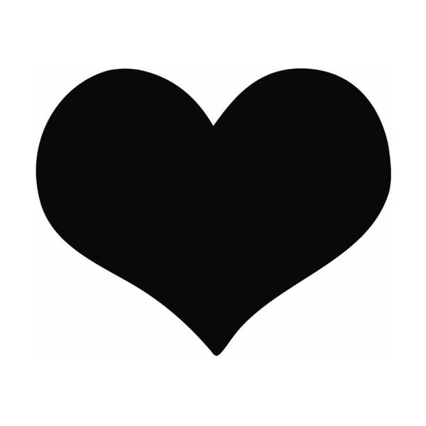 Silhouette Heart írható felületű tábla és kréta szett - Securit®
