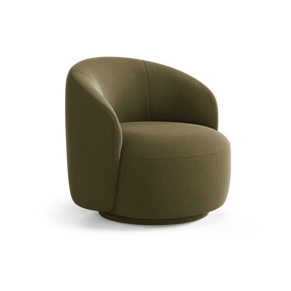 Zöld forgó fotel Letizia – Micadoni 