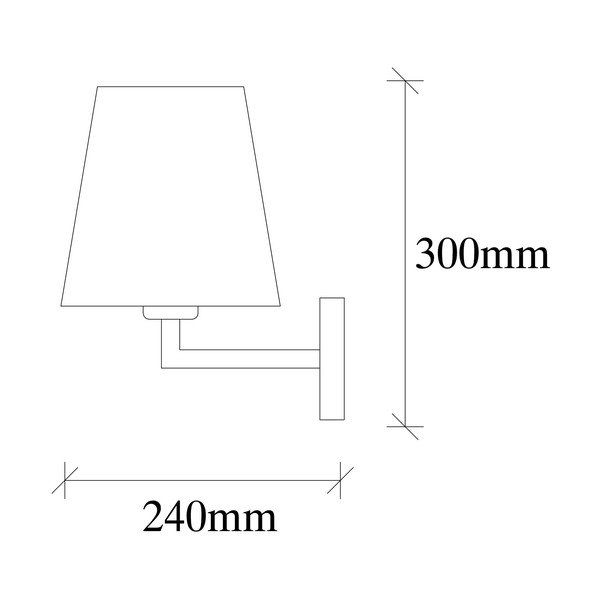 Bézs-aranyszínű fali lámpa ø 18 cm Profil – Opviq lights-image-4