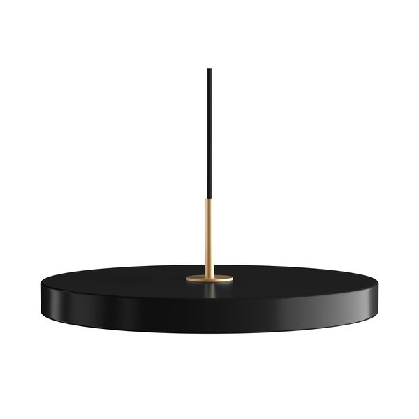 Fekete LED függőlámpa fém búrával ø 43 cm Asteria Medium – UMAGE