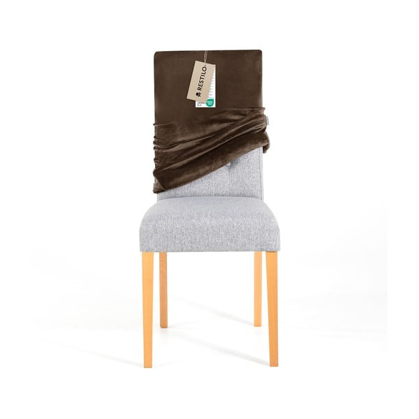 Barna gumis szék huzat 48 cm Sento – Restilo-image-3