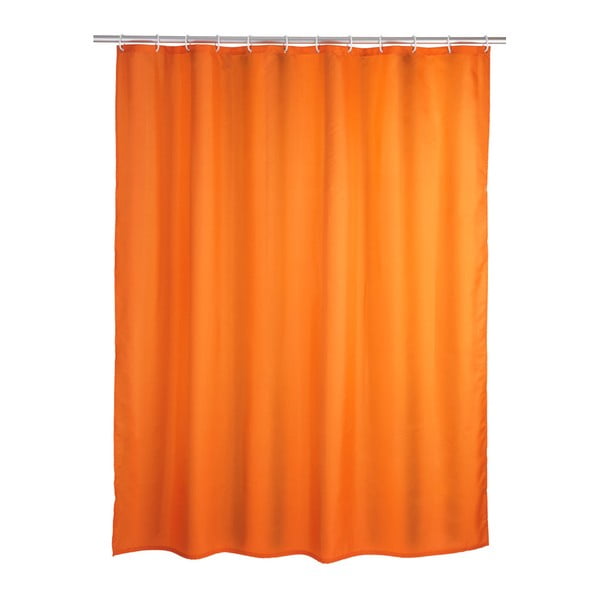 Puro narancssárga zuhanyfüggöny, 180 x 200 cm - Wenko