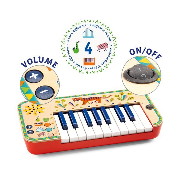Zenélő játék Synthesizer - Djeco-image-1