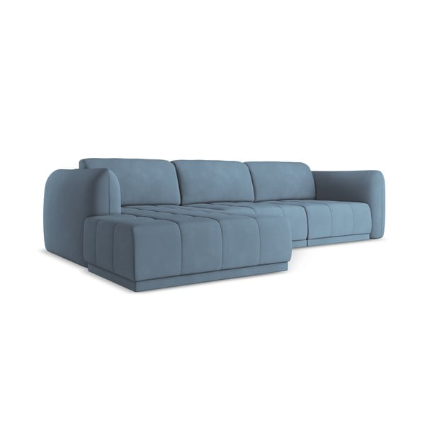 Világoskék sarokkanapé (bal oldali) Hoku – Makamii-image-3