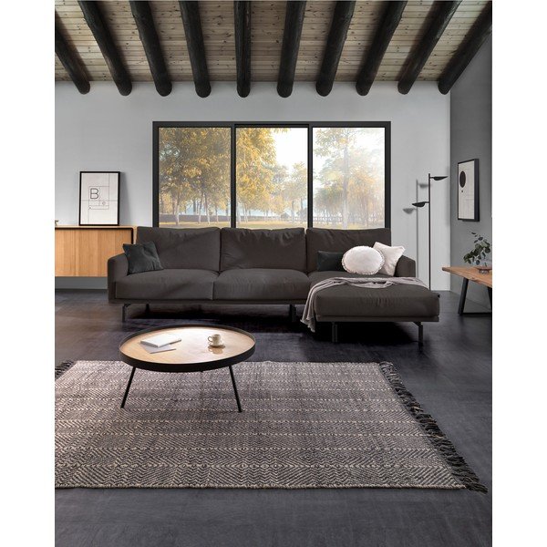 Clarice szürke párnahuzat, ø 45 cm - Kave Home-image-2