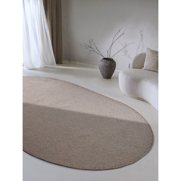 Világosbarna kézi szövésű gyapjú szőnyeg 160x230 cm Francois – Villeroy&Boch-image-1