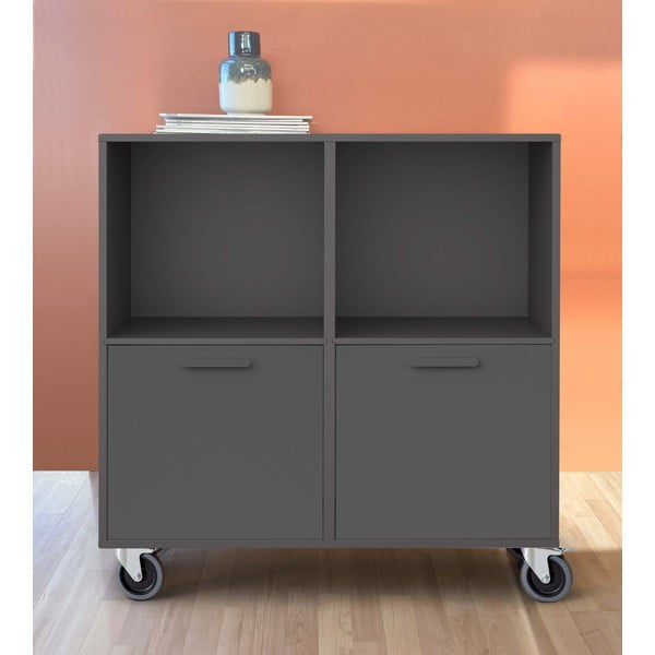 Keep by Hammel fekete gurulós komód-image-1