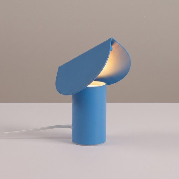 Világoskék alumínium LED asztali lámpa (magasság 15 cm) BISCUIT – Thoro-image-1