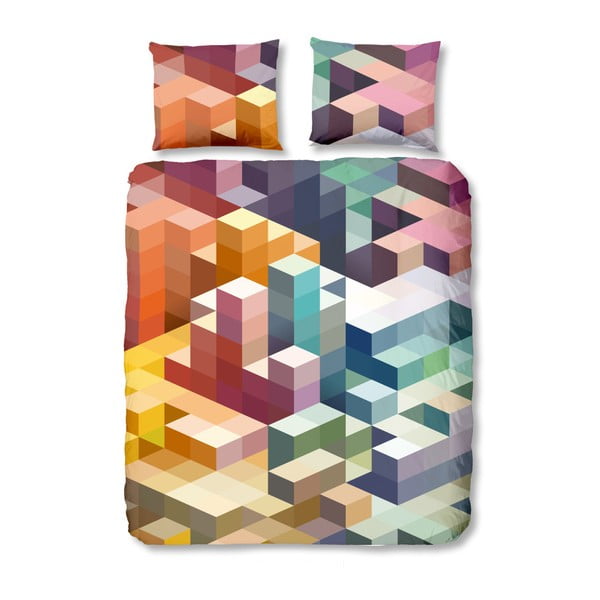 Cubes kétszemélyes pamut ágyneműhuzat garnitúra, 240 x 200 cm - Muller Textiels