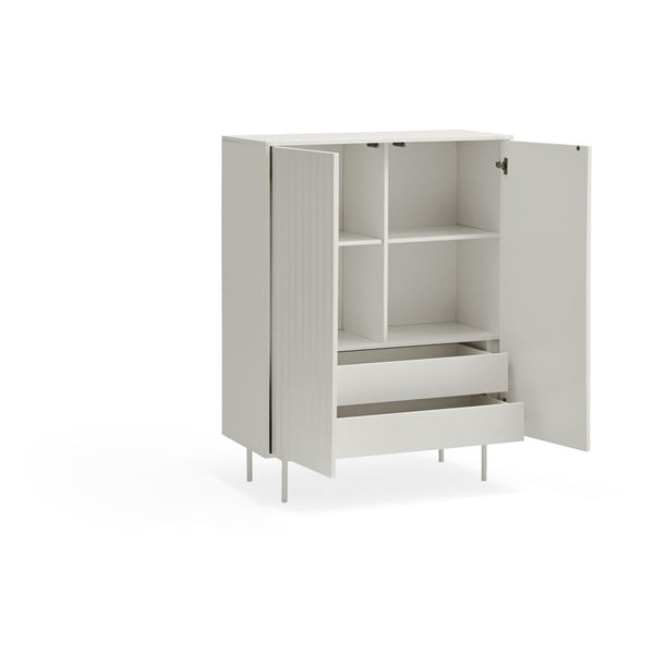 Sierra fehér magas komód 97x130 cm - Teulat-image-3