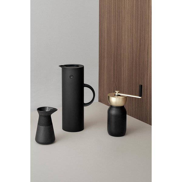 Fekete kőedény tejkiöntő 400 ml Theo – Stelton-image-3