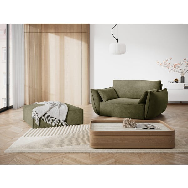 Zöld fotel Vanda – Mazzini Sofas-image-1