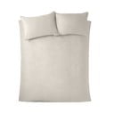 Krémszínű kétszemélyes-hosszabbított bársony ágyneműhuzat 230x220 cm Kingsley – Catherine Lansfield