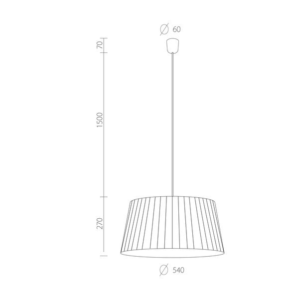 KAMI fehér mennyezeti lámpa, Ø 54 cm - Sotto Luce-image-2