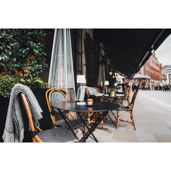 Fehér LED dimmelhető asztali lámpa fém búrával (magasság 34 cm) Cosenza 2.0 – Fischer & Honsel-image-1