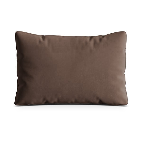 Barna bársony párna kanapéra Kemi – Cosmopolitan Design