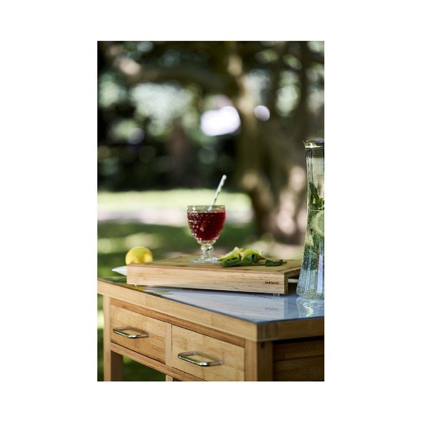 Bruno bambusz vágódeszka, 1 fiókkal - Wenko-image-3