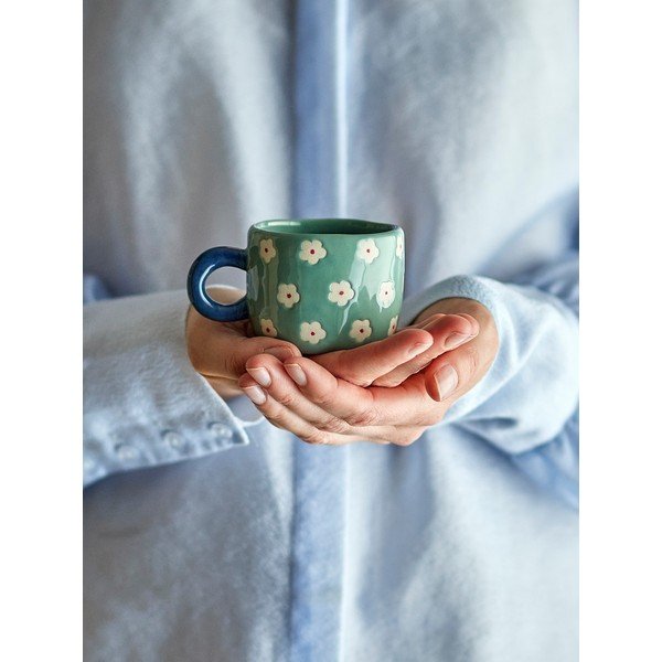 Világoskék kerámia gyerek bögre 110 ml Nini – Bloomingville-image-2