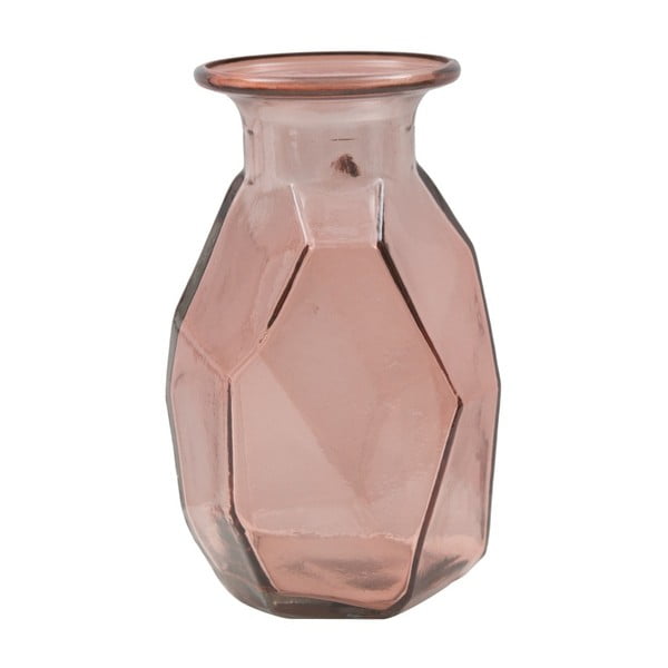 Stone rózsaszín újrahasznosított üvegváza, ⌀ 9 cm - Mauro Ferretti
