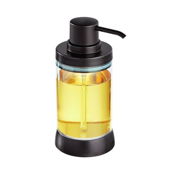 Haley fekete szappanadagoló, bronzszínű pumpával - iDesign-image-1