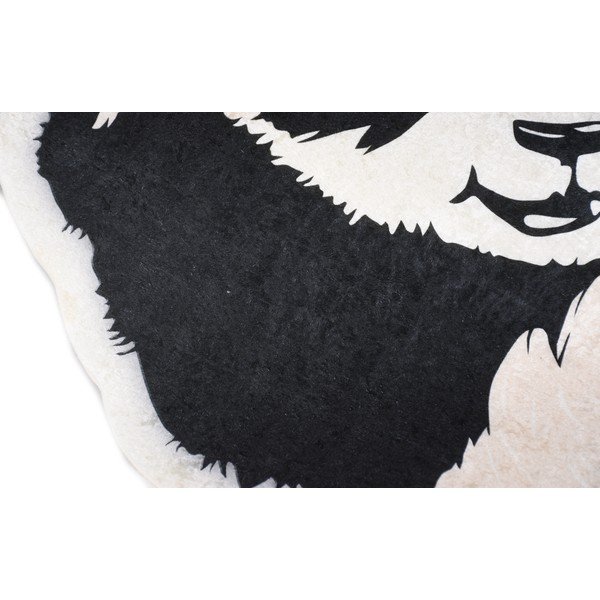 Fekete-fehér gyerek szőnyeg ø 120 cm Cuddly Panda – Vitaus-image-2