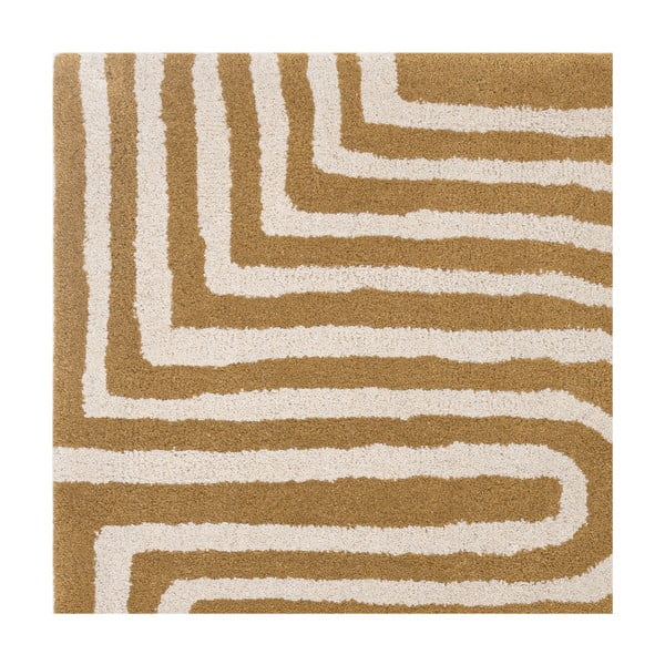 Okkersárga gyapjú szőnyeg 120x170 cm Reef – Asiatic Carpets-image-4