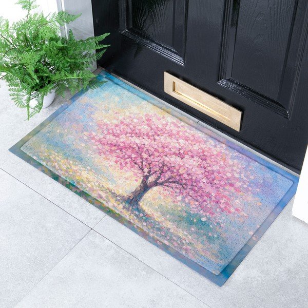 PVC lábtörlő 40x70 cm Blossom Tree – Artsy Doormats-image-1