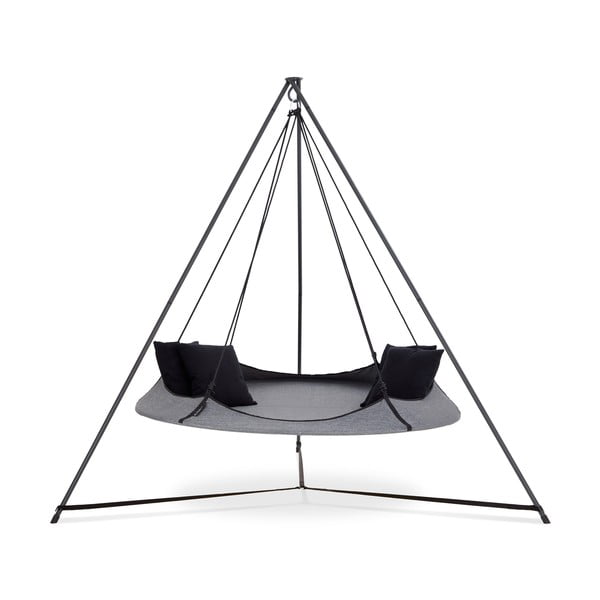 Szürke kerti hinta állvánnyal - Hangout Pod-image-1