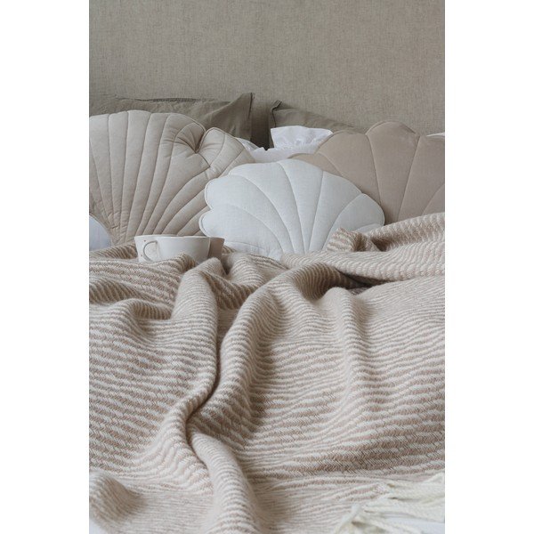 Gyapjú takaró 130x170 cm Sandy Beach – Moi Mili-image-1