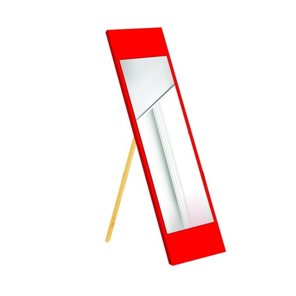 Concept álló tükör piros kerettel, 35 x 140 cm - Oyo Concept