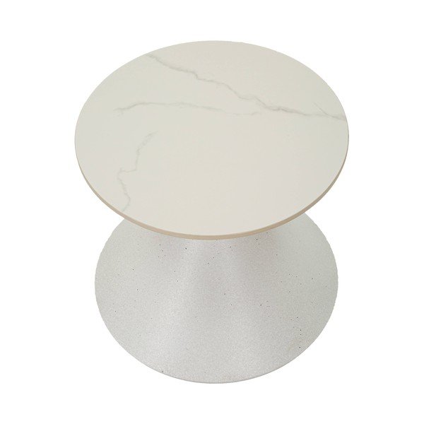 Kerek tárolóasztal kerámia asztallappal ø 45 cm Fush – Mauro Ferretti-image-1