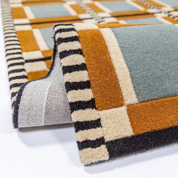 Kézi szövésű gyapjú szőnyeg 140x200 cm Quadro Wool – Flair Rugs-image-2