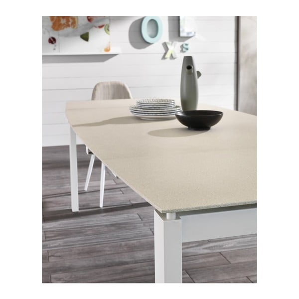Montijo fehér bővíthető étkezőasztal - Design Twist-image-2