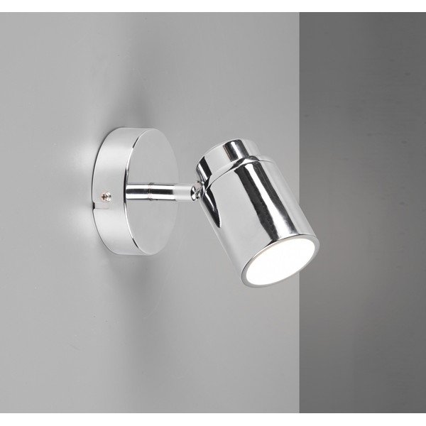 Fényes ezüstszínű fém spotlámpa 10x9 cm Angelo – Trio-image-1