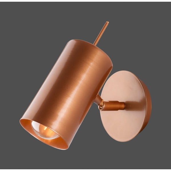 Geo réz színű fali lámpa, magasság 16 cm - Squid Lighting-image-1
