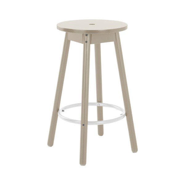 Szürke borovi fenyő bárszék (ülésmagasság 65 cm) Kinna – Jotex