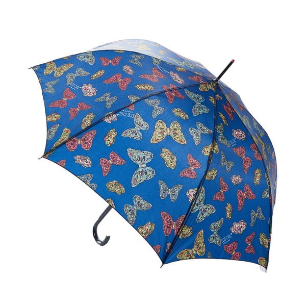 Butterflies kék színű esernyő, ⌀ 102 cm