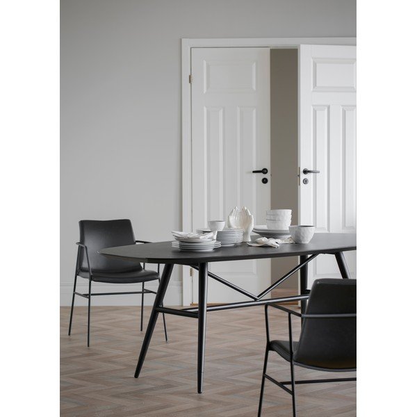 Huntingbay fekete étkezőszék műbőr huzattal - Rowico-image-1