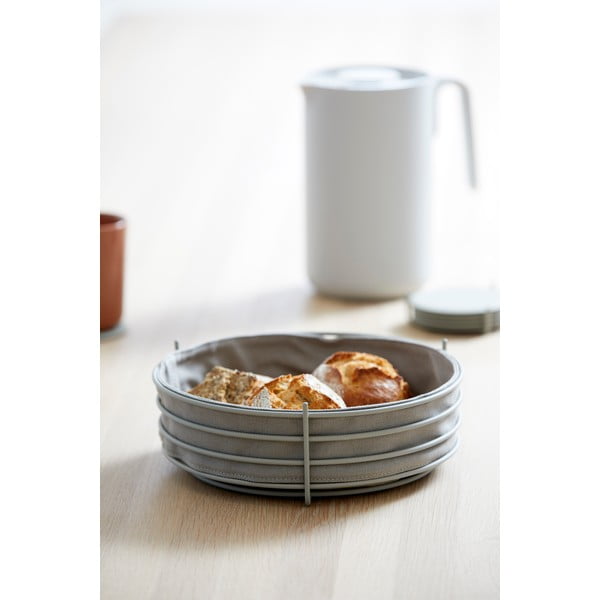 Singles szürke pékárutartó kosár pamut betéttel - Zone-image-1