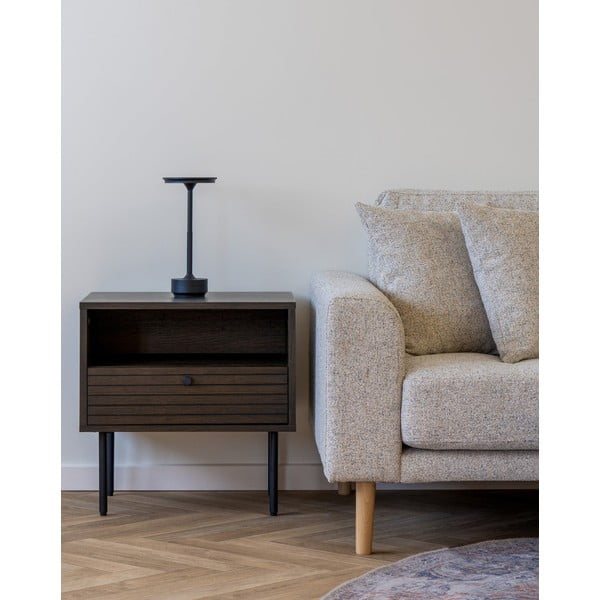 Tárolóasztal tölgyfa dekorral Kyoto – House Nordic-image-1