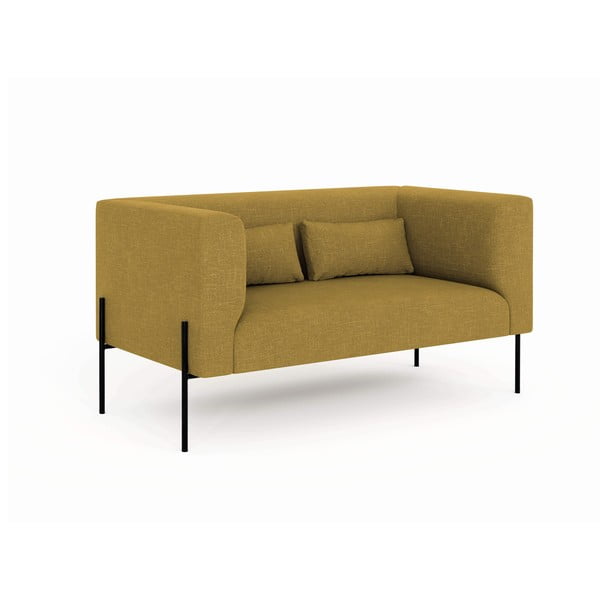 Nina sárga kanapé, 142 cm - Milo Casa