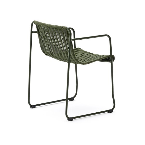 Zöld fém kerti szék Maurina – Kave Home-image-4