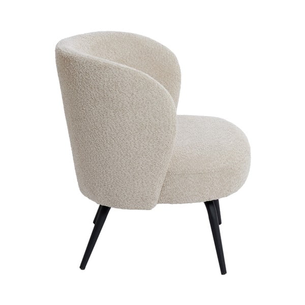 Krémszínű buklé fotel Dieyda – Light & Living-image-3