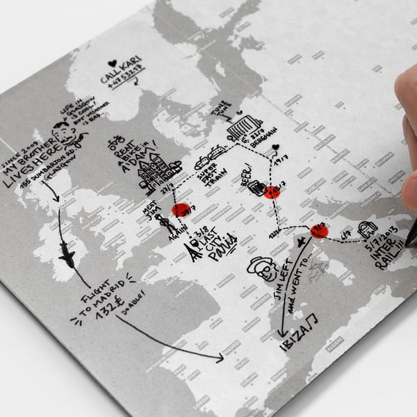 16 darabos átlátszó tartaléklap szett Transparent World térképekhez - Palomar-image-1