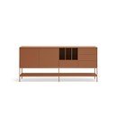 Téglavörös komód 220x98x45 cm Platt – Teulat