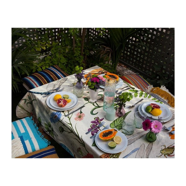 Tierra Bella lenkeverék asztalterítő, 134 x 246 cm - Madre Selva-image-1