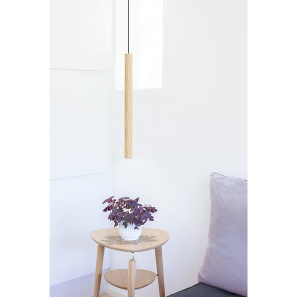 Tölgyfa LED függőlámpa fa búrával ø 3 cm Chimes – UMAGE-image-4