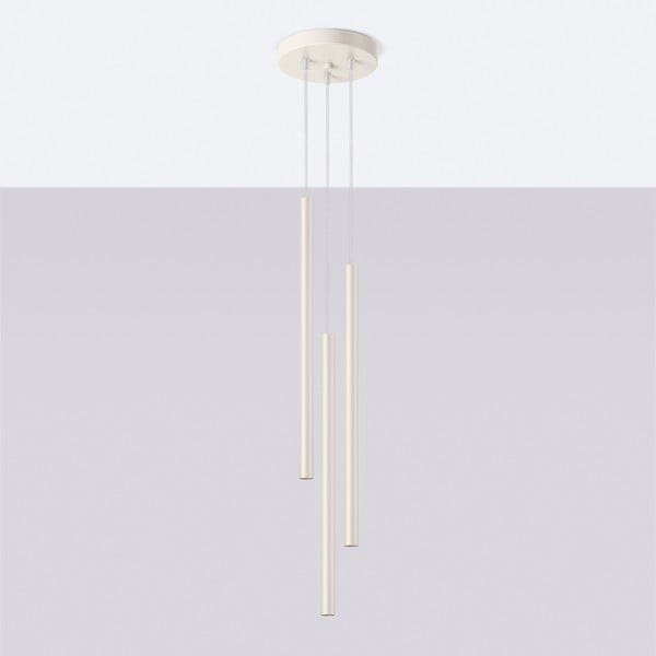 Krémszínű függőlámpa ø 19,5 cm Fideus – Sollux-image-2